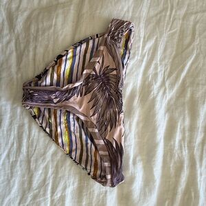 Maaji Multicolor Striped Bikini Bottom